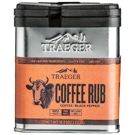 TRAEGER Coffee Rub, Black Pepper, Coffee Flavor, 825 oz Tin SPC172